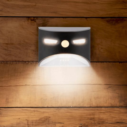 Solar wandlamp Gaze op zonne-energie - Moderne buitenlamp met bewegingssensor