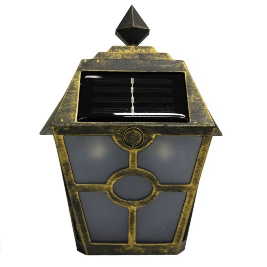 Solar wandlamp München goud 2 stuks