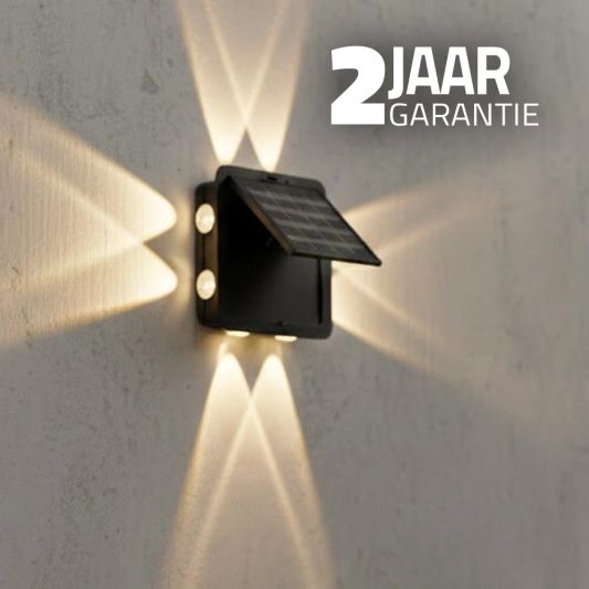 Solar wandlamp Newton warm wit licht