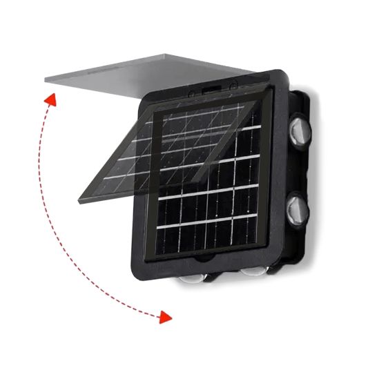 Solar wandlamp Newton warm wit licht