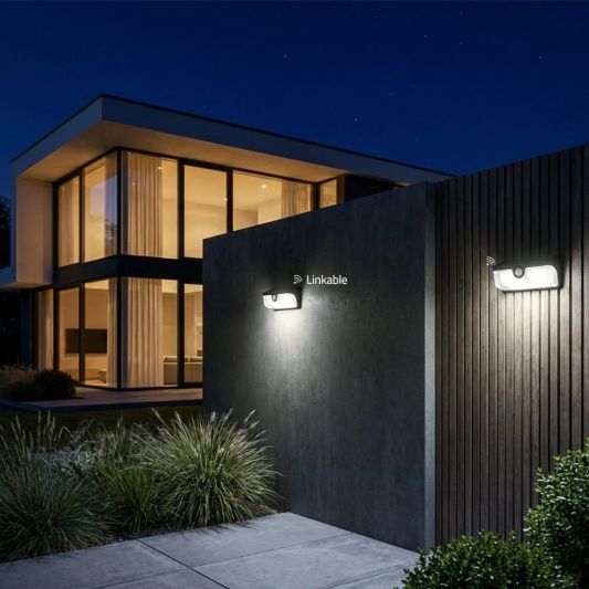 Solar wandlamp Nova - Helder wit licht