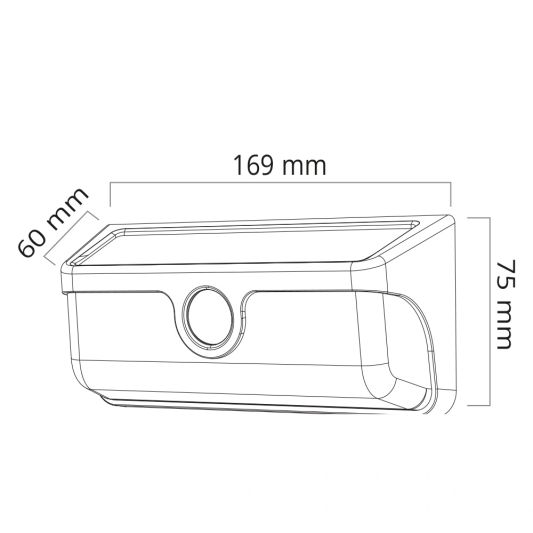 Solar wandlamp Nova - Helder wit licht