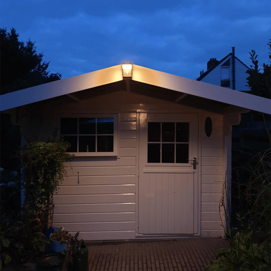 Solar wandlamp Oslo warm wit licht met bewegingssensor