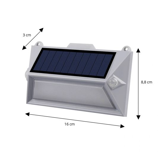 Solar wandlamp Sense met bewegingsmelder op zonne energie