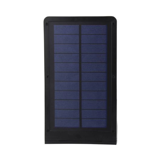 Solar wandlamp Slim met 36 leds en bewegingsmelder Zwart op zonne energie