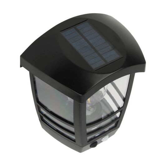 Solar wandlamp Tickle met led filament lamp