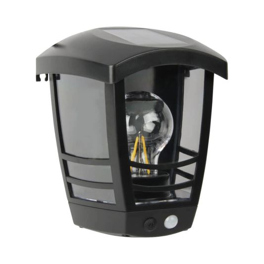 Solar wandlamp Tickle met led filament lamp