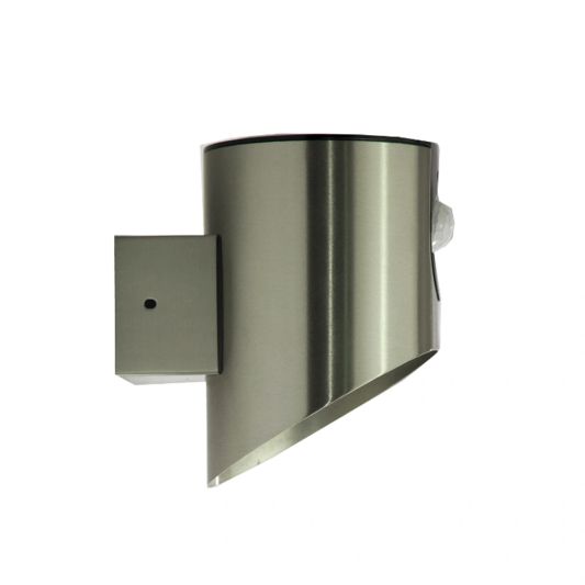 Solar wandlamp Tinn II RVS met bewegingsmelder op zonne energie