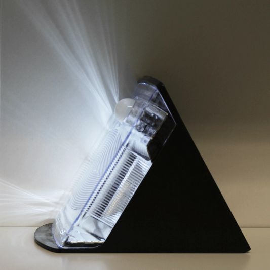 Solar wandlamp Triangle met bewegingsmelder buitenlamp op zonne energie