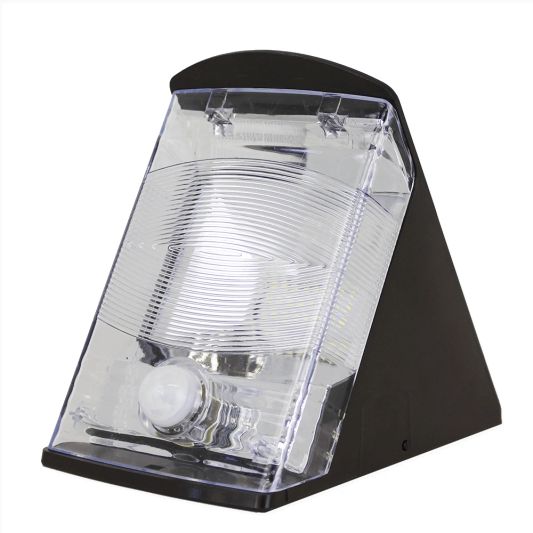 Solar wandlamp Triangle met bewegingsmelder buitenlamp op zonne energie