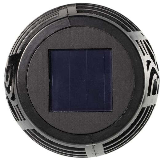 Solarlamp Fakkel Small voordeelset 4 stuks zwart met vlameffect