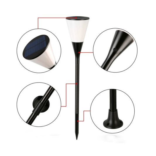 Solarlamp Flame met vlameffect en schemersensor