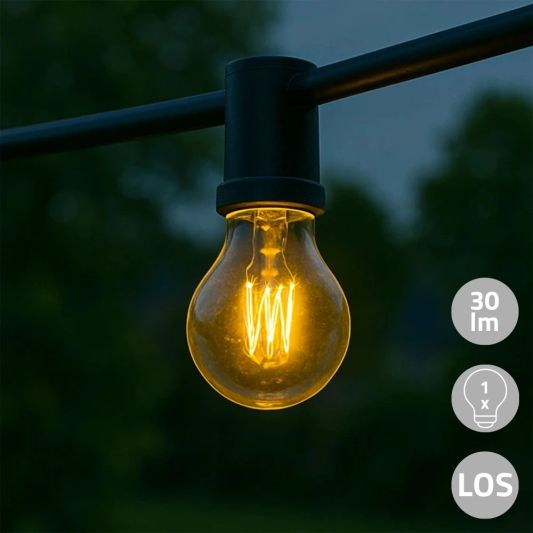 Solarlamp los led filament voor Chain10 solar slinger