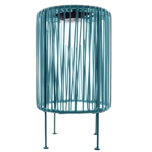 Solarlamp Lowis Blue op zonne-energie met schemersensor