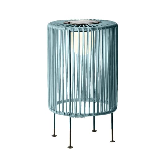 Solarlamp Lowis Blue op zonne-energie met schemersensor