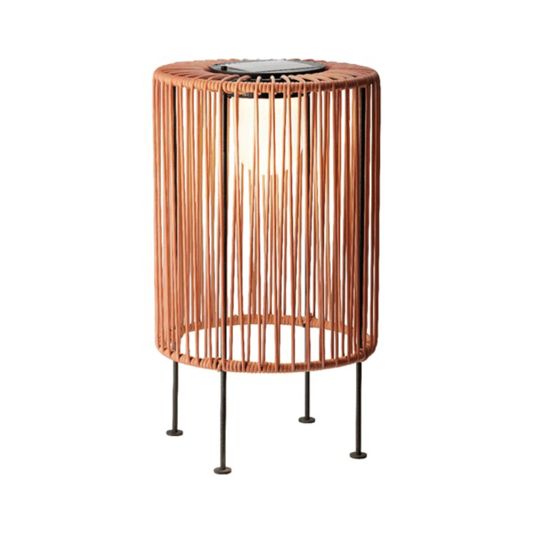 Solarlamp Lowis Red op zonne-energie met schemersensor