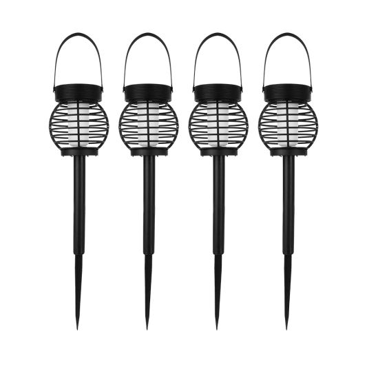 Solarlamp Palermo met warm wit licht - Tafellamp, priklamp en hanglamp in 1 - Set van 4