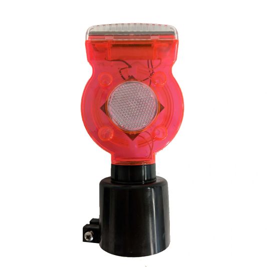 Solarlamp Warning met rode LED verlichting