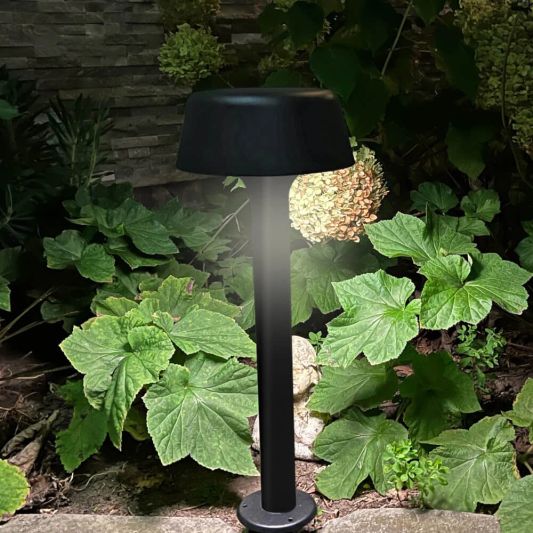 Staande solarlamp Edison op zonne-energie - Warm wit licht - 50 cm hoog
