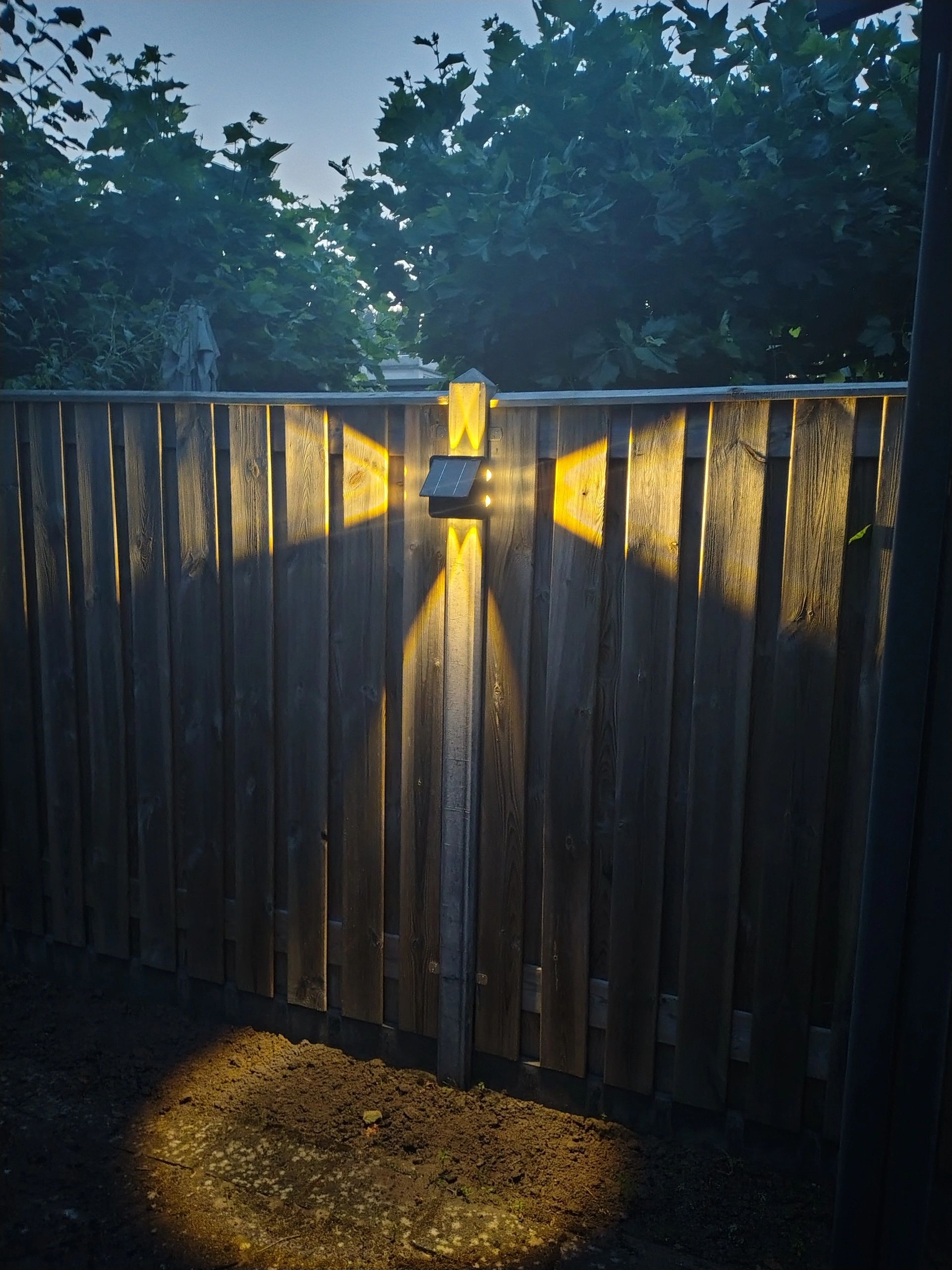 Solar wandlamp Newton warm wit licht