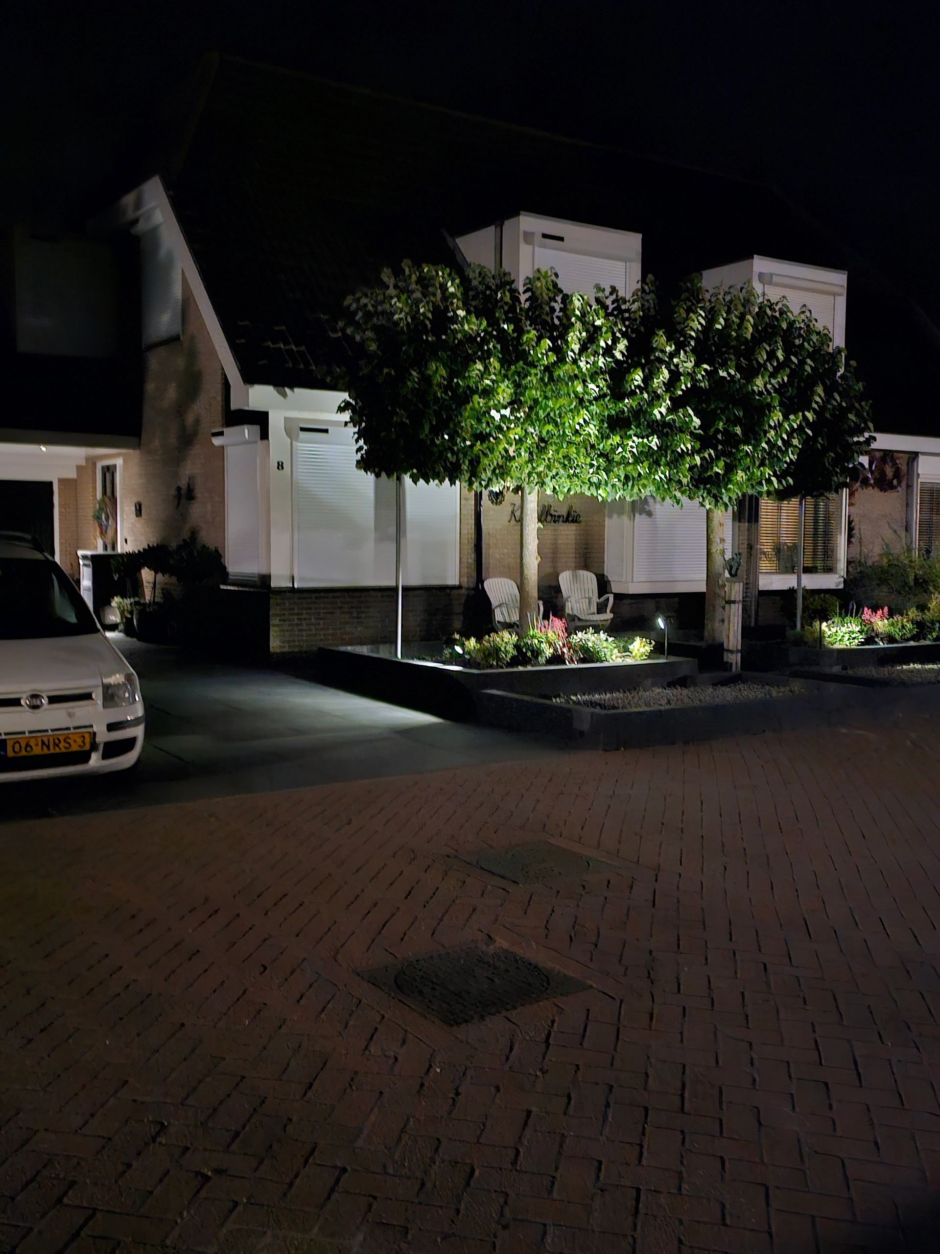 Solar priklamp Vision met twee spots en 5 lichtstanden