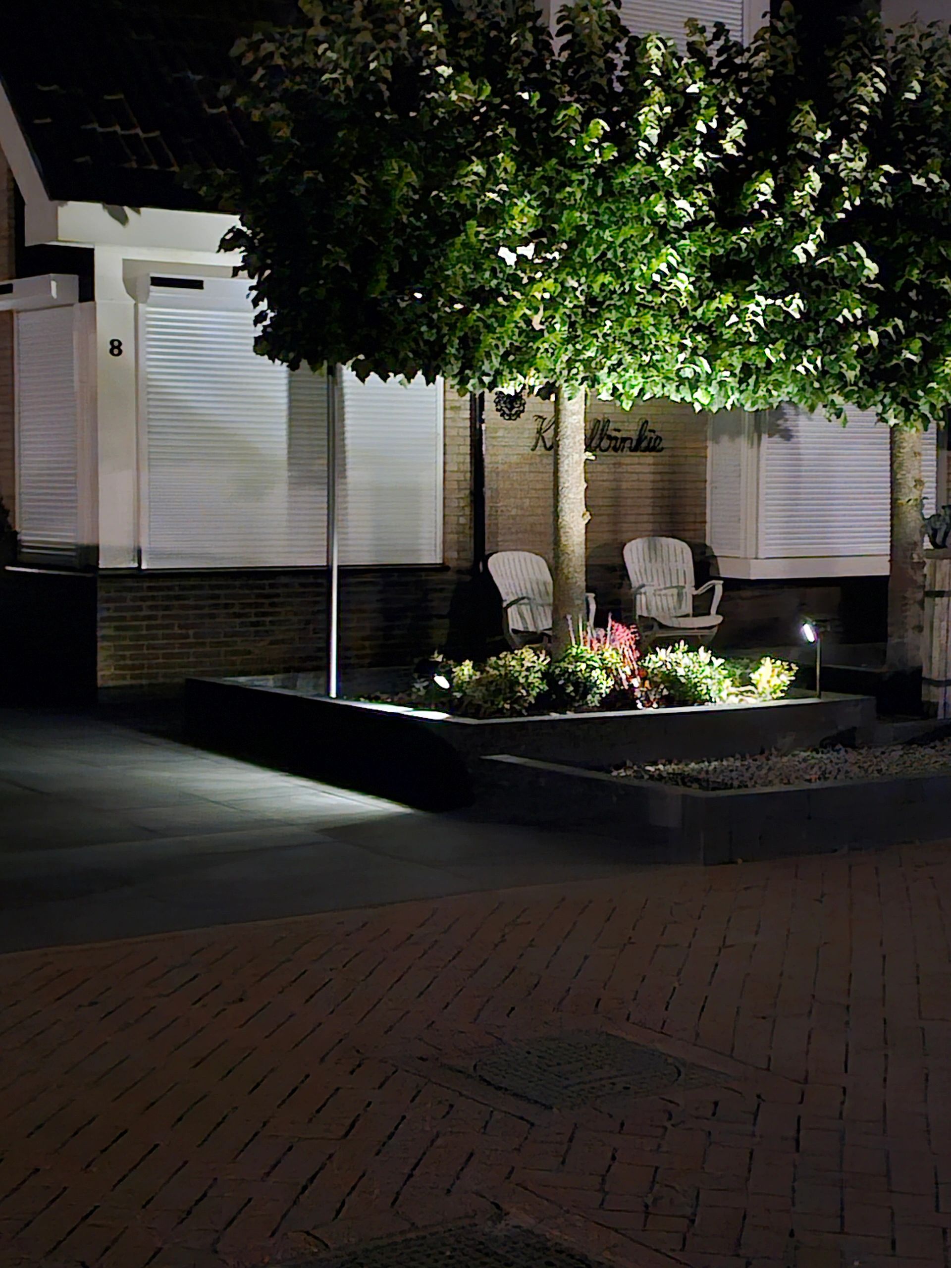 Solar priklamp Vision met twee spots en 5 lichtstanden