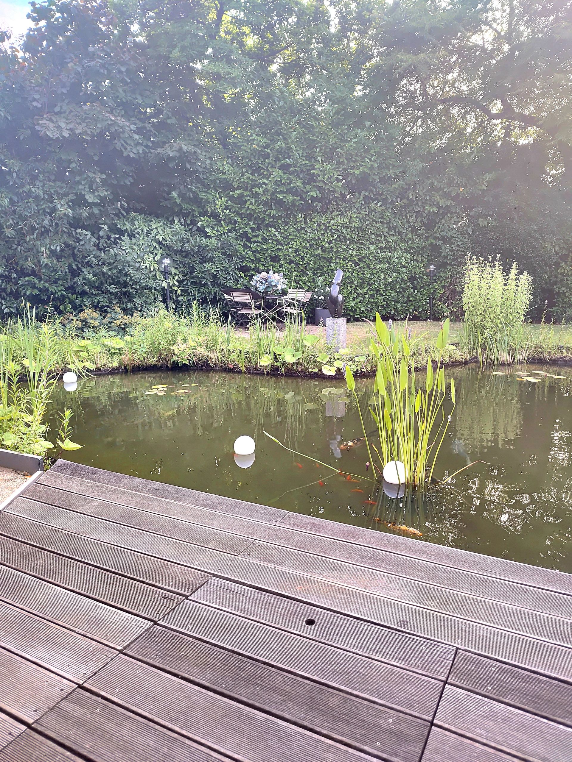 Solarlamp Float - Drijvende vijverlamp en priklamp in één - Warm wit licht