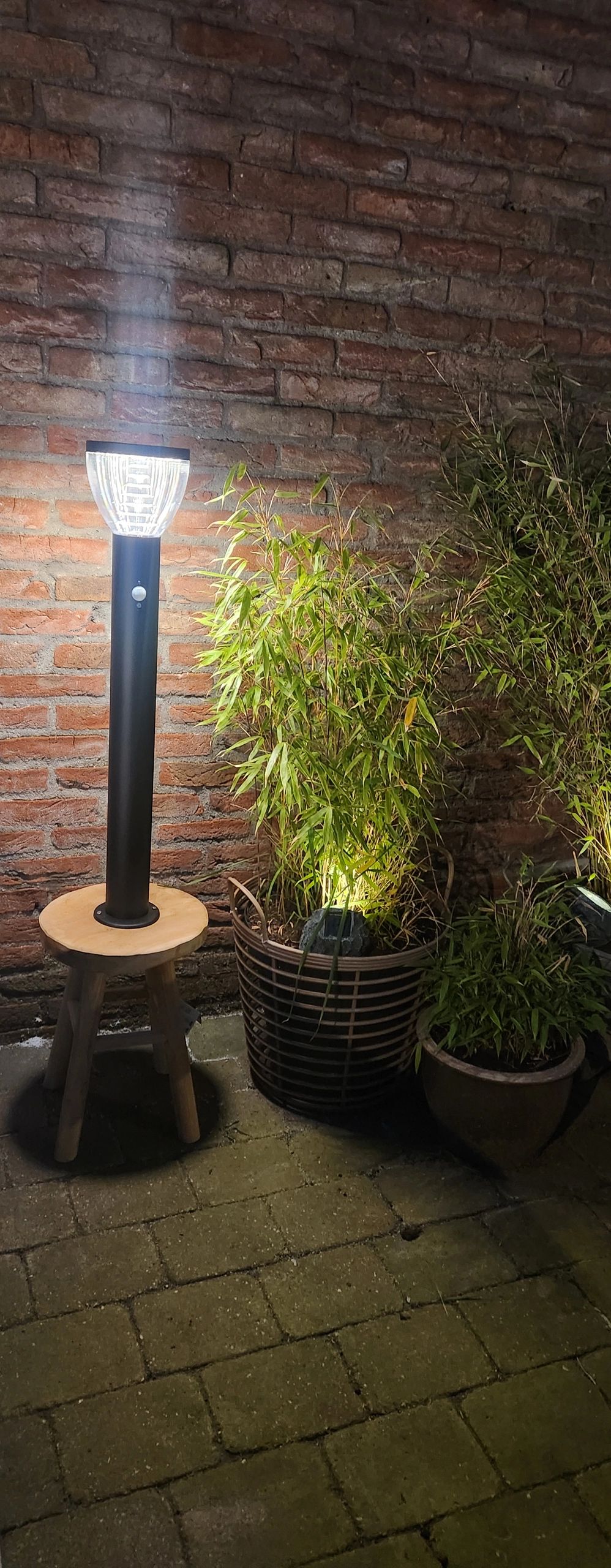 Solar staande lamp Spiez met bewegingssensor