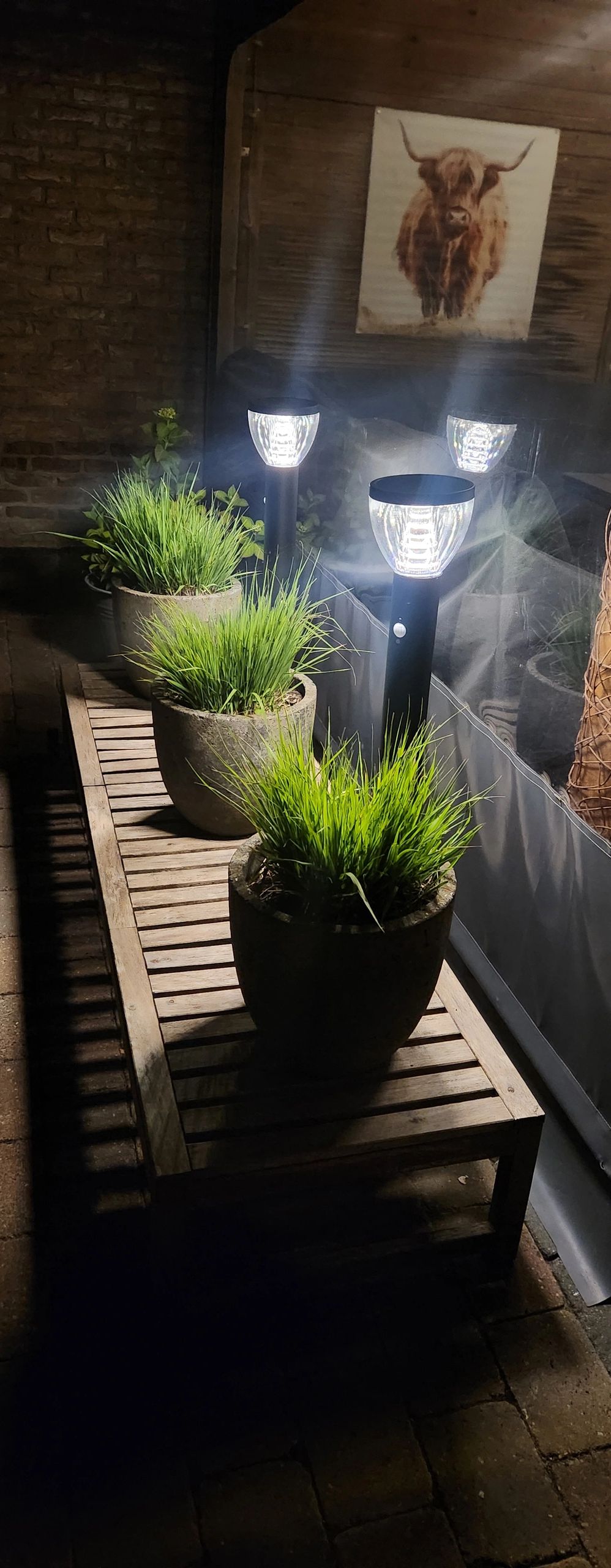 Solar staande lamp Spiez met bewegingssensor