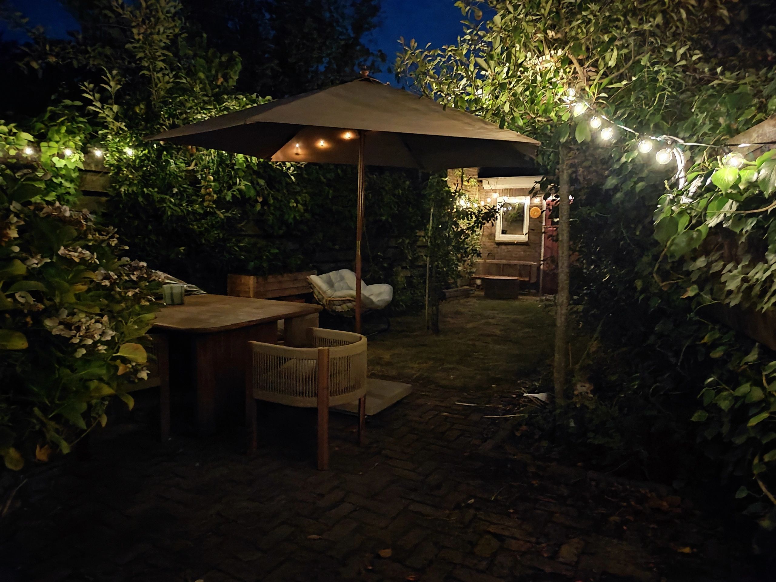 Solar lichtslinger Chain met 30 warm witte led filament lampen