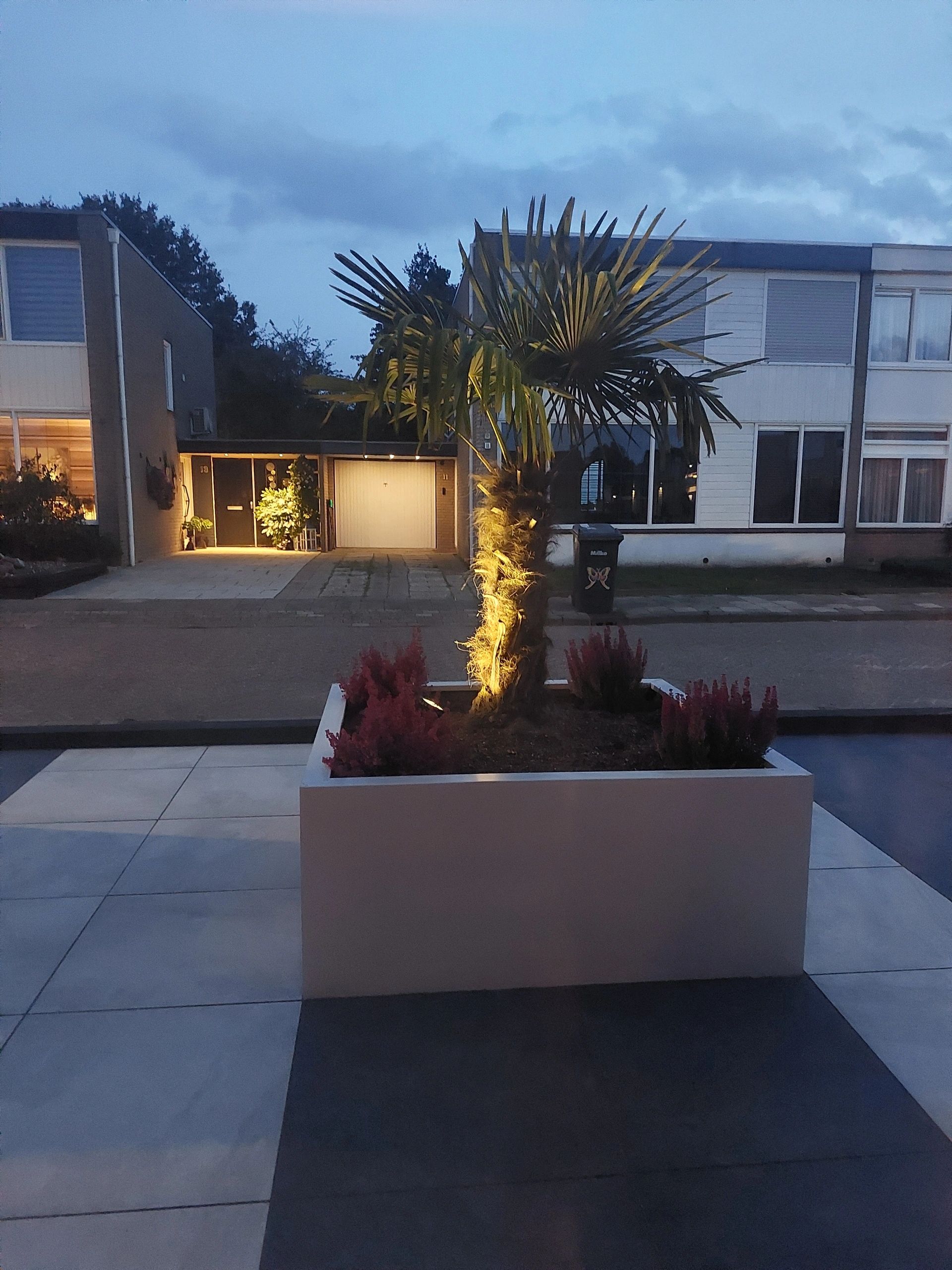 Solar spot Highlight voor wandmontage of grondspies warm wit voordeelset 3