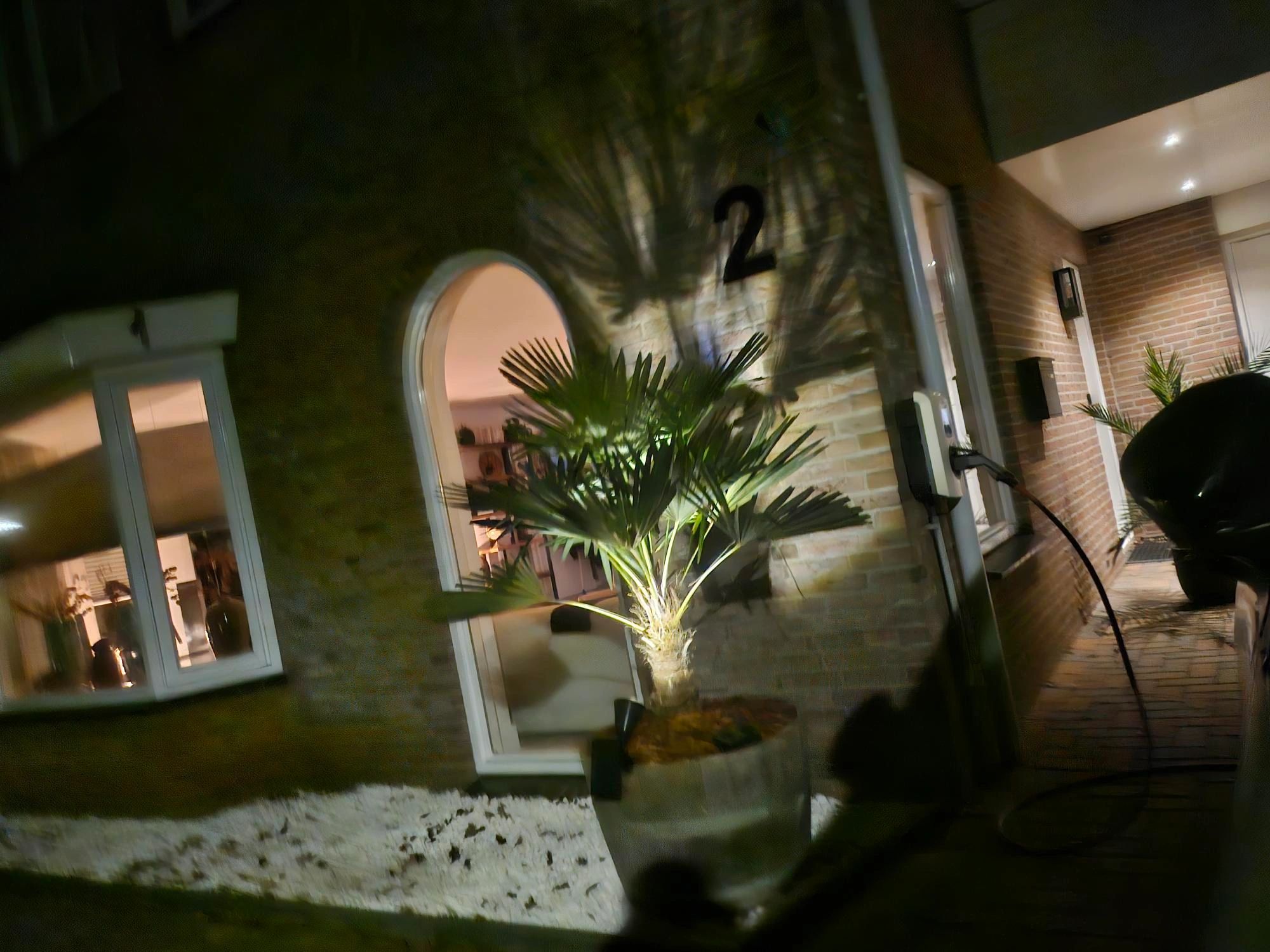 Solar spot Highlight voor wandmontage of grondspies warm wit voordeelset 2