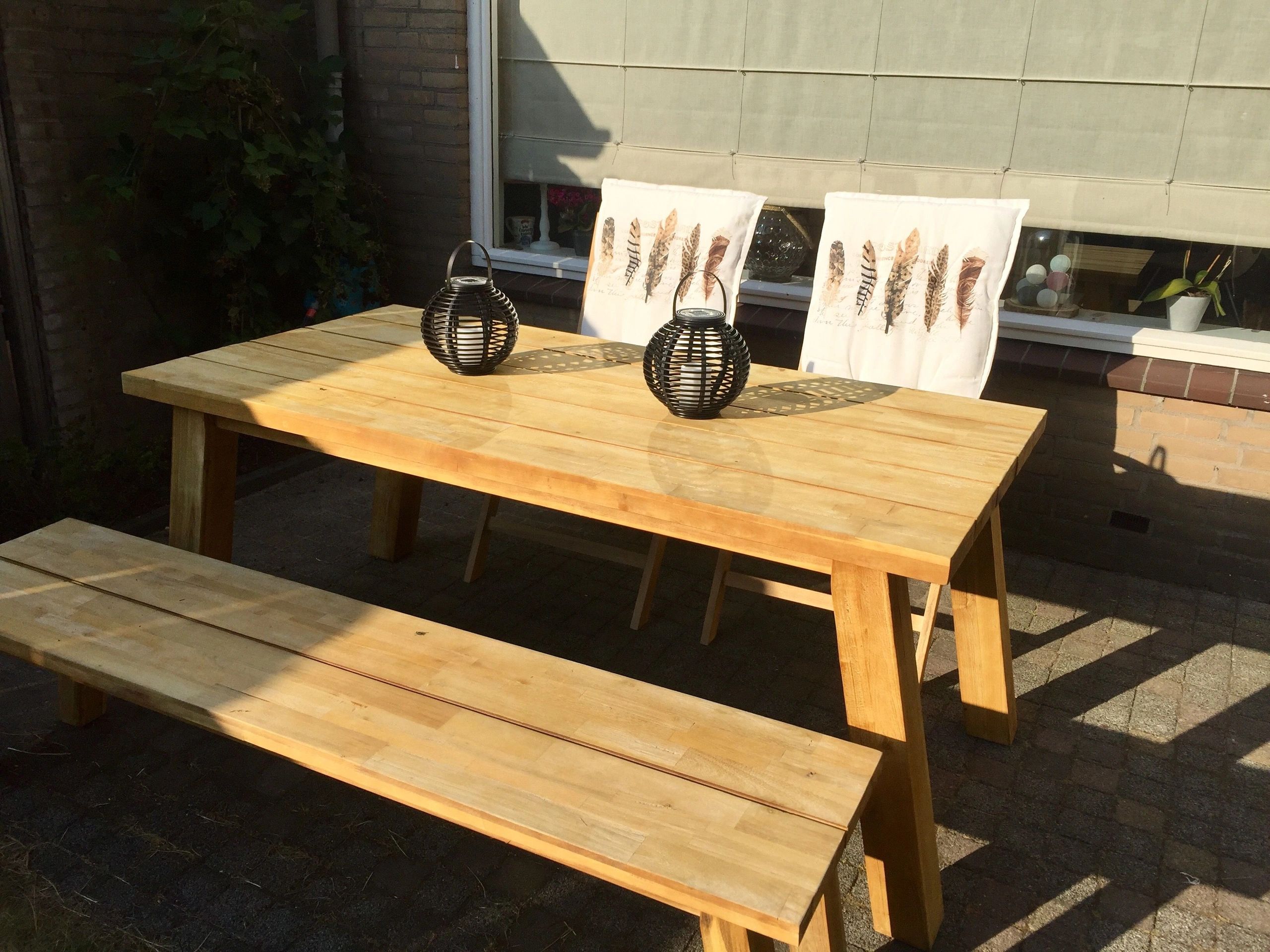 Solar Lantaarn Basket Medium Rotanlook lamp op zonne energie 2017