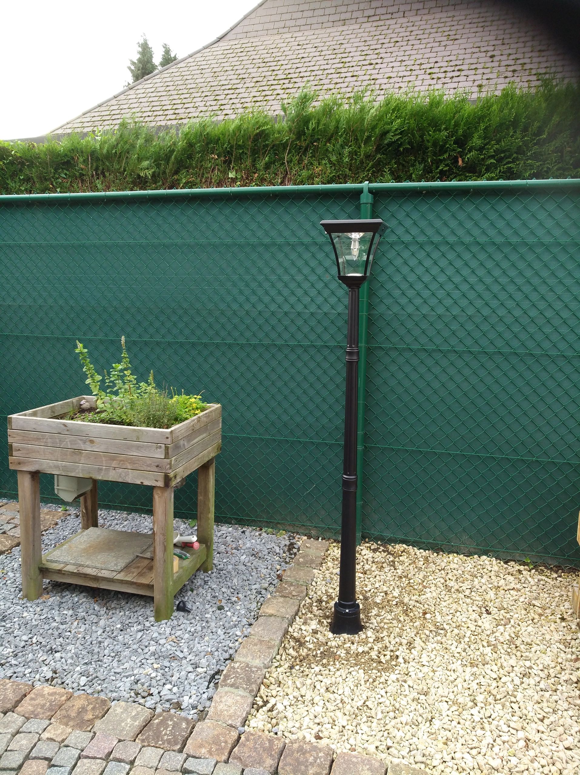 Solar buitenlamp London lantaarn hoog op zonne energie