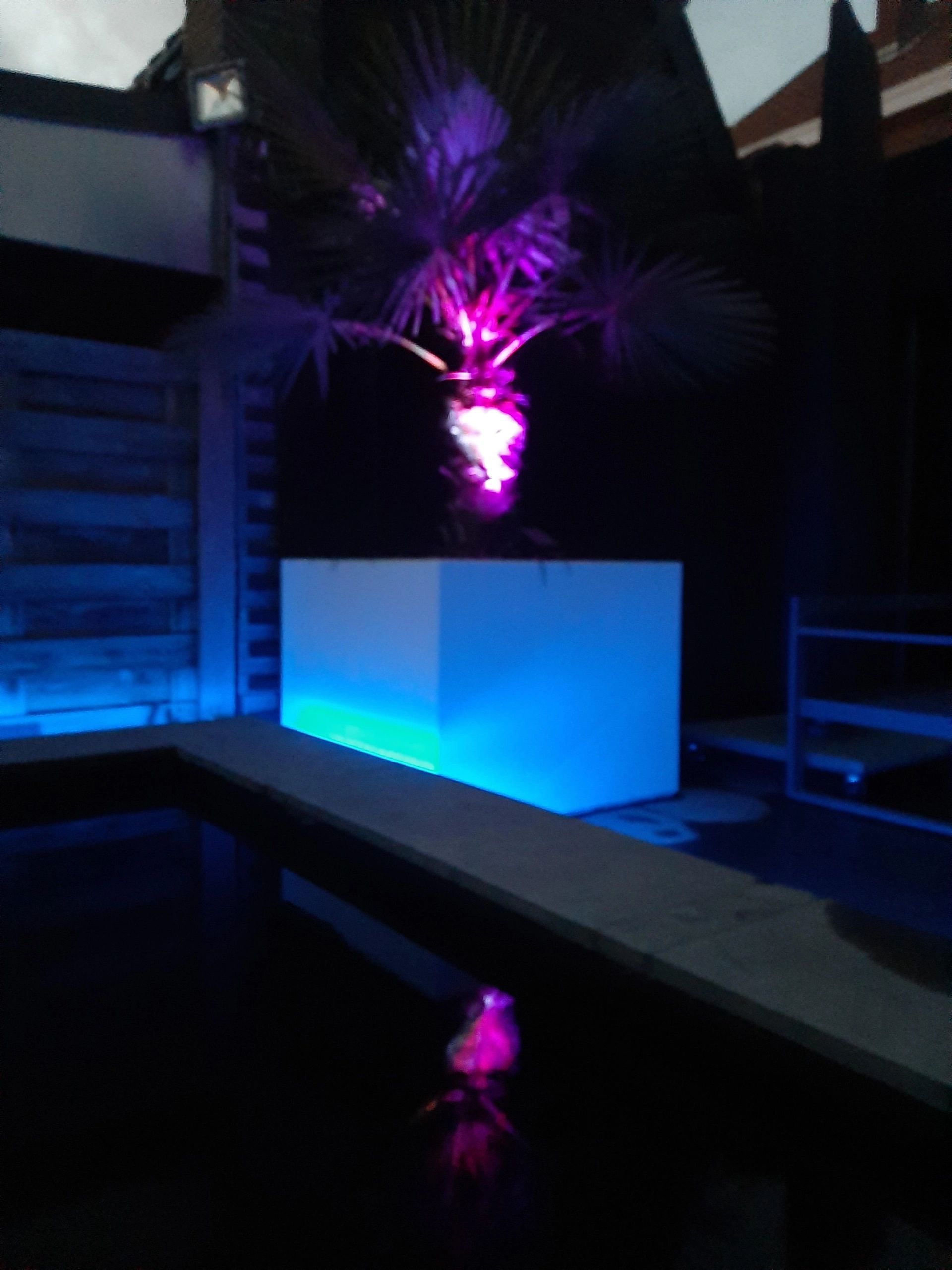 Solar spot Highlight RGB multicolor voor wandmontage of grondspies