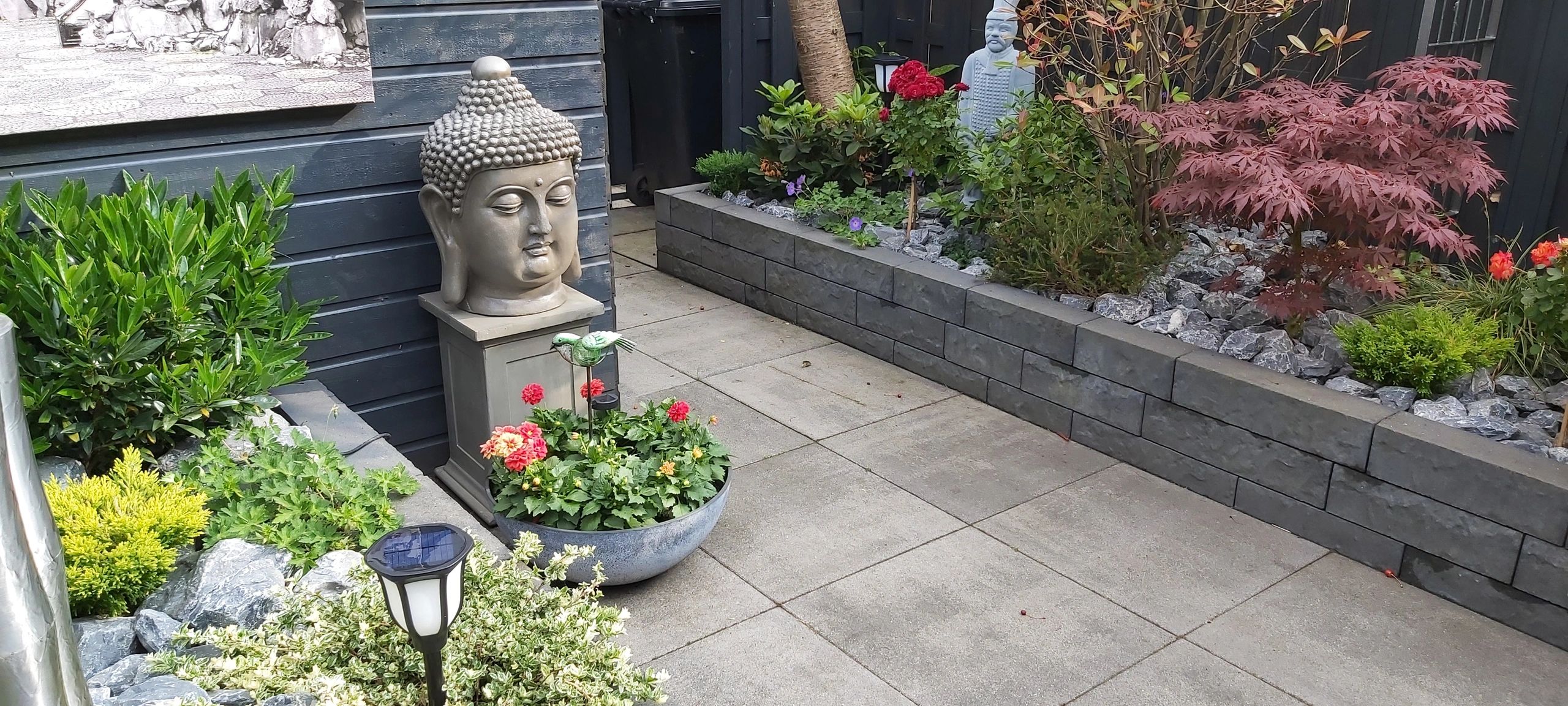 Solarlamp Glance RGB met schemersensor