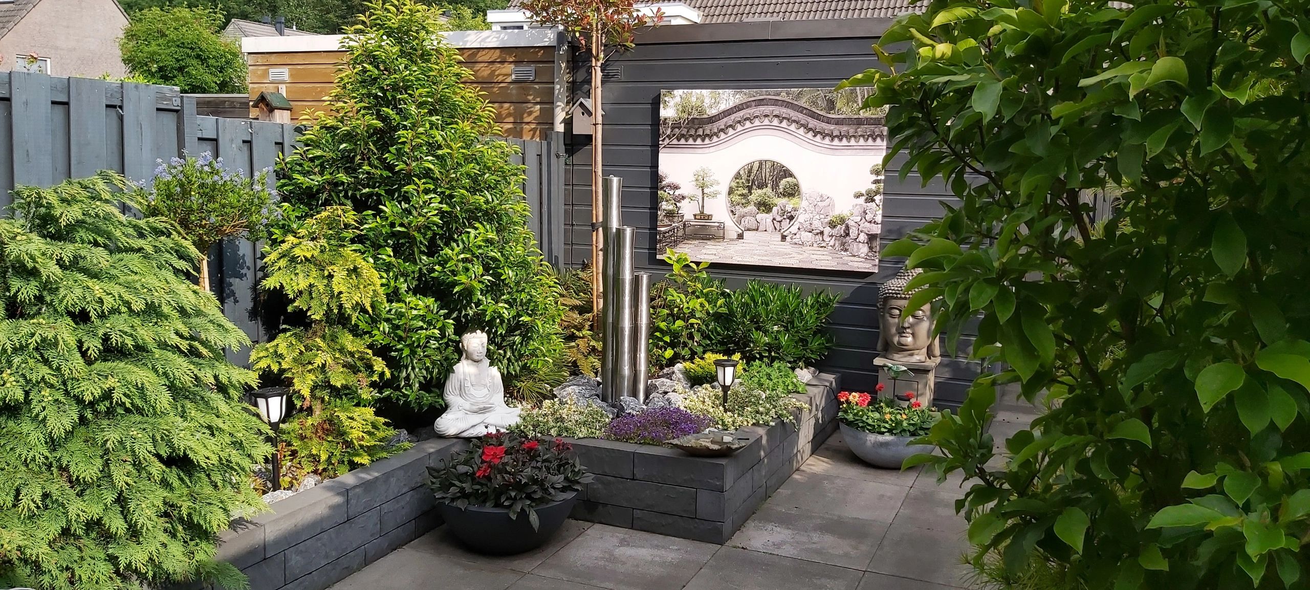 Solarlamp Glance RGB met schemersensor