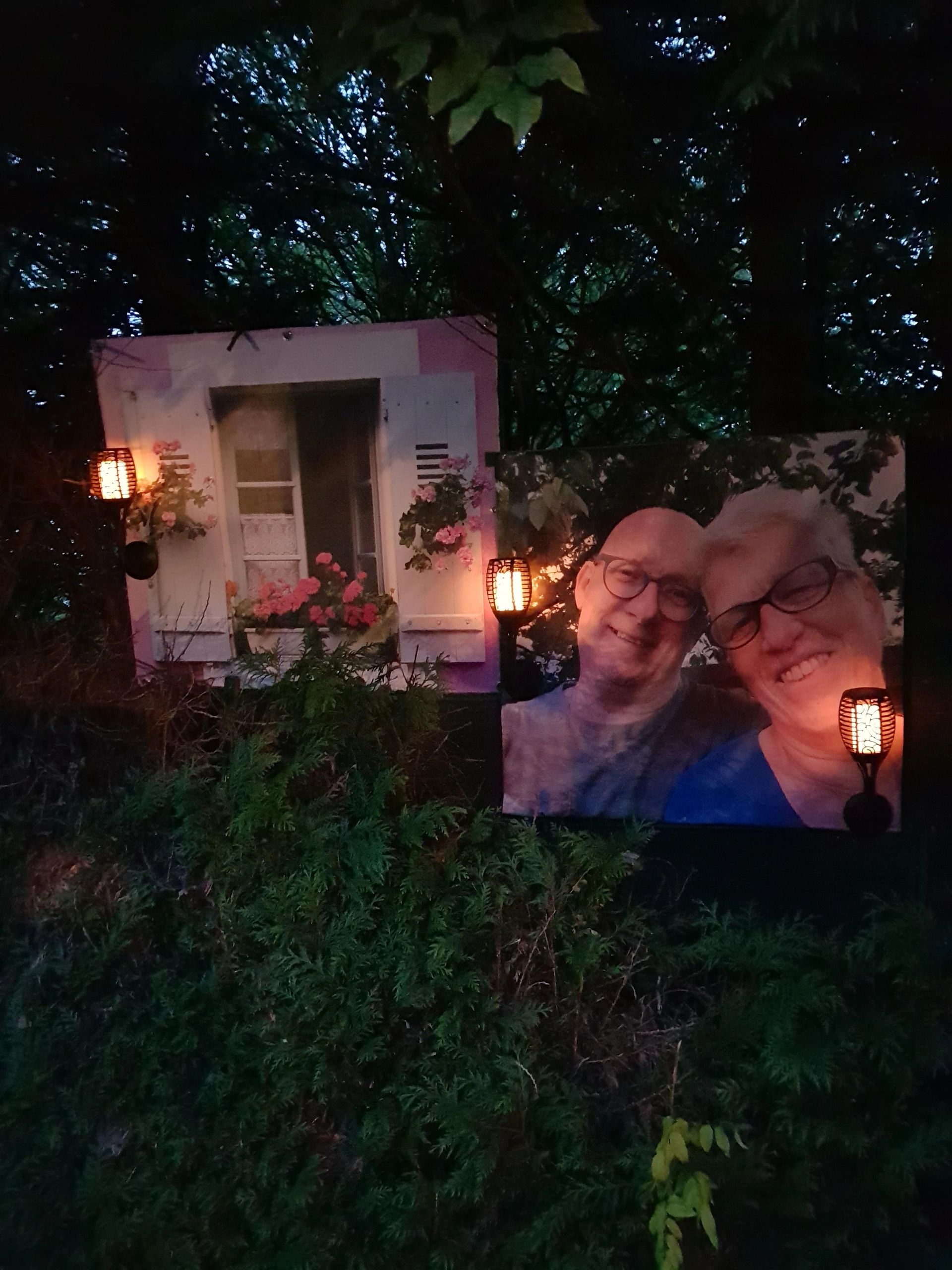 Solarlamp Fakkel Small voordeelset 3 stuks zwart met vlameffect