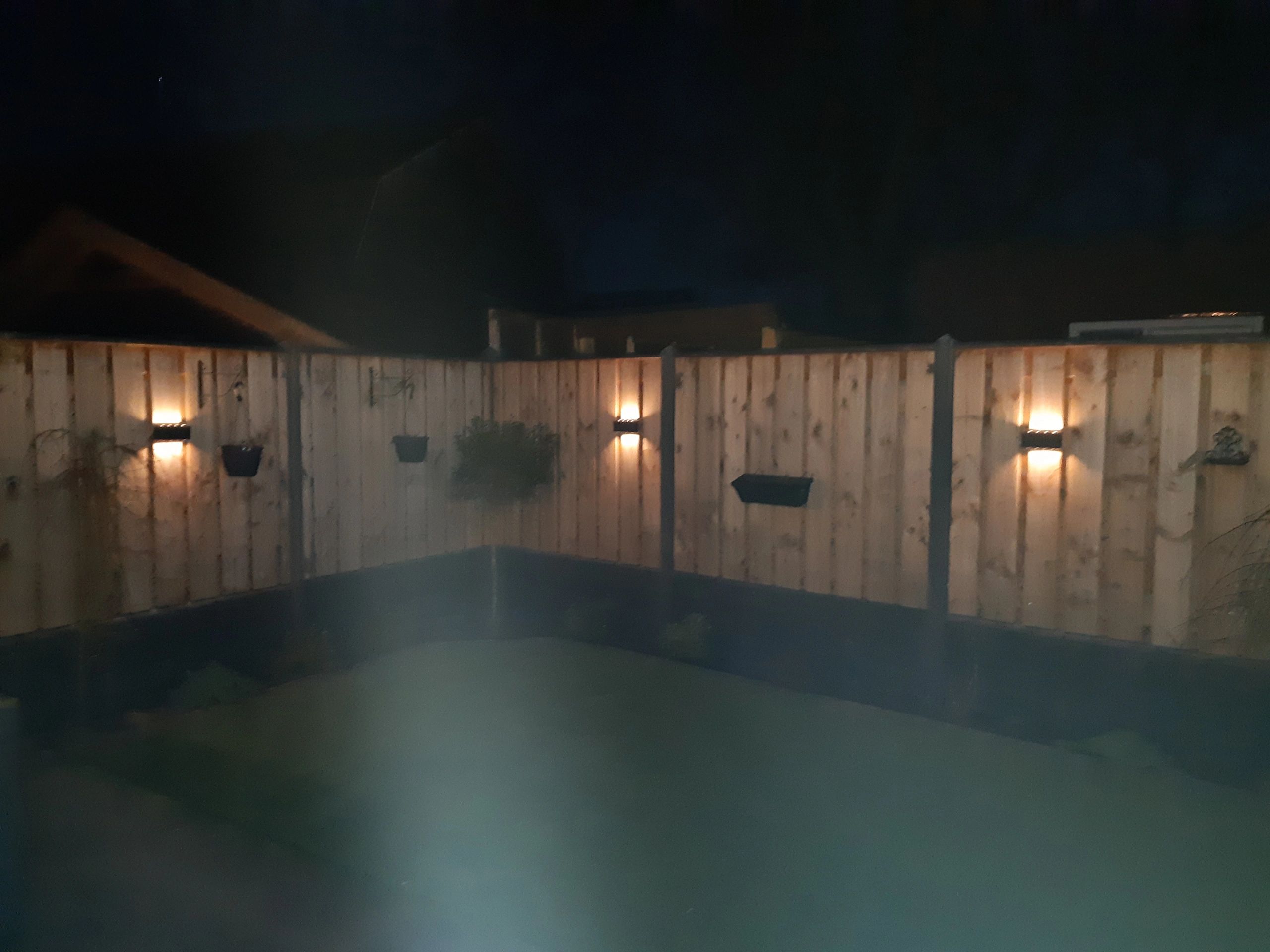 Solar LED wandlamp up downlight Olaf