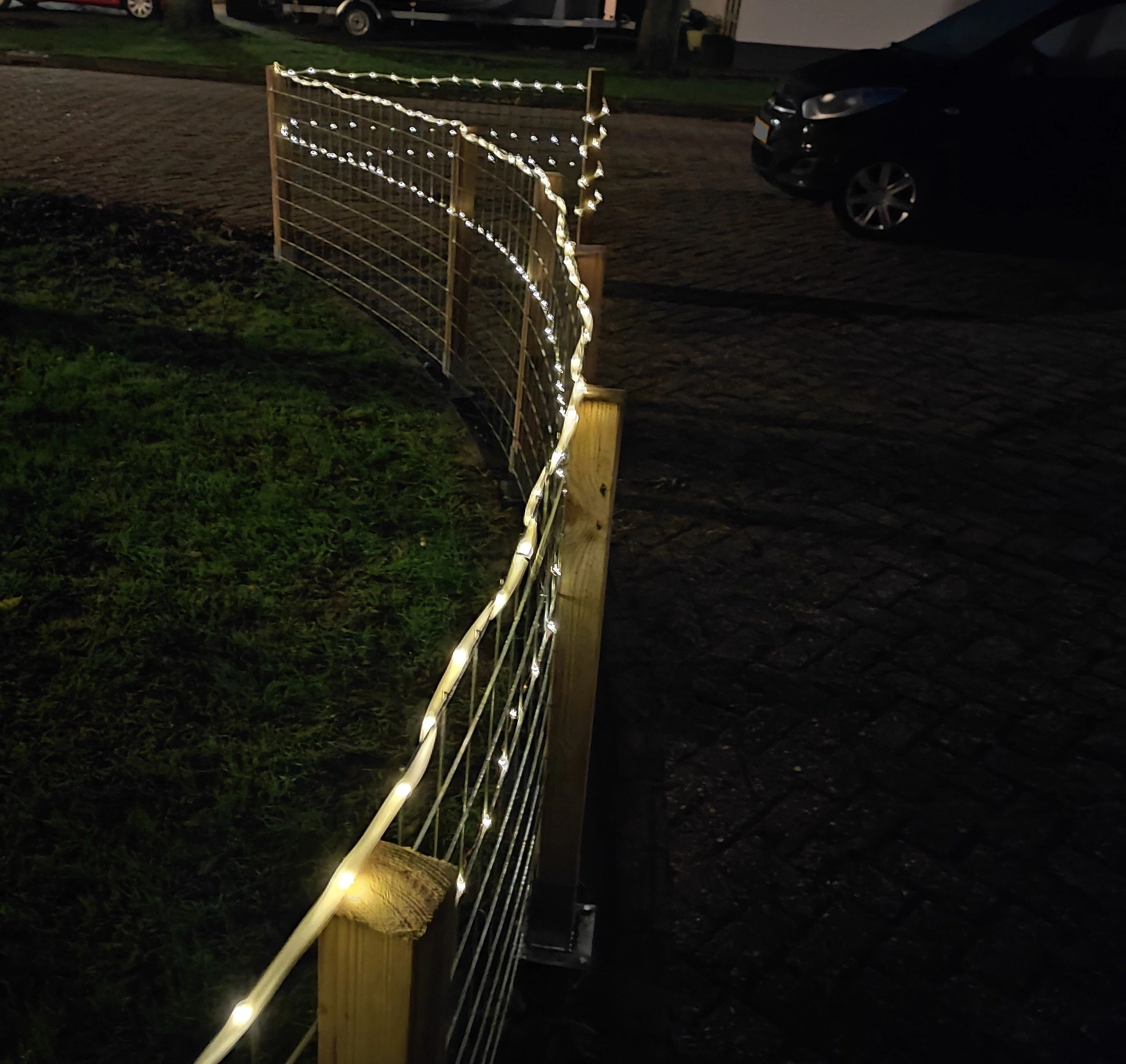 Solar lichtsnoer Twinkle met 100 leds in koperdraad