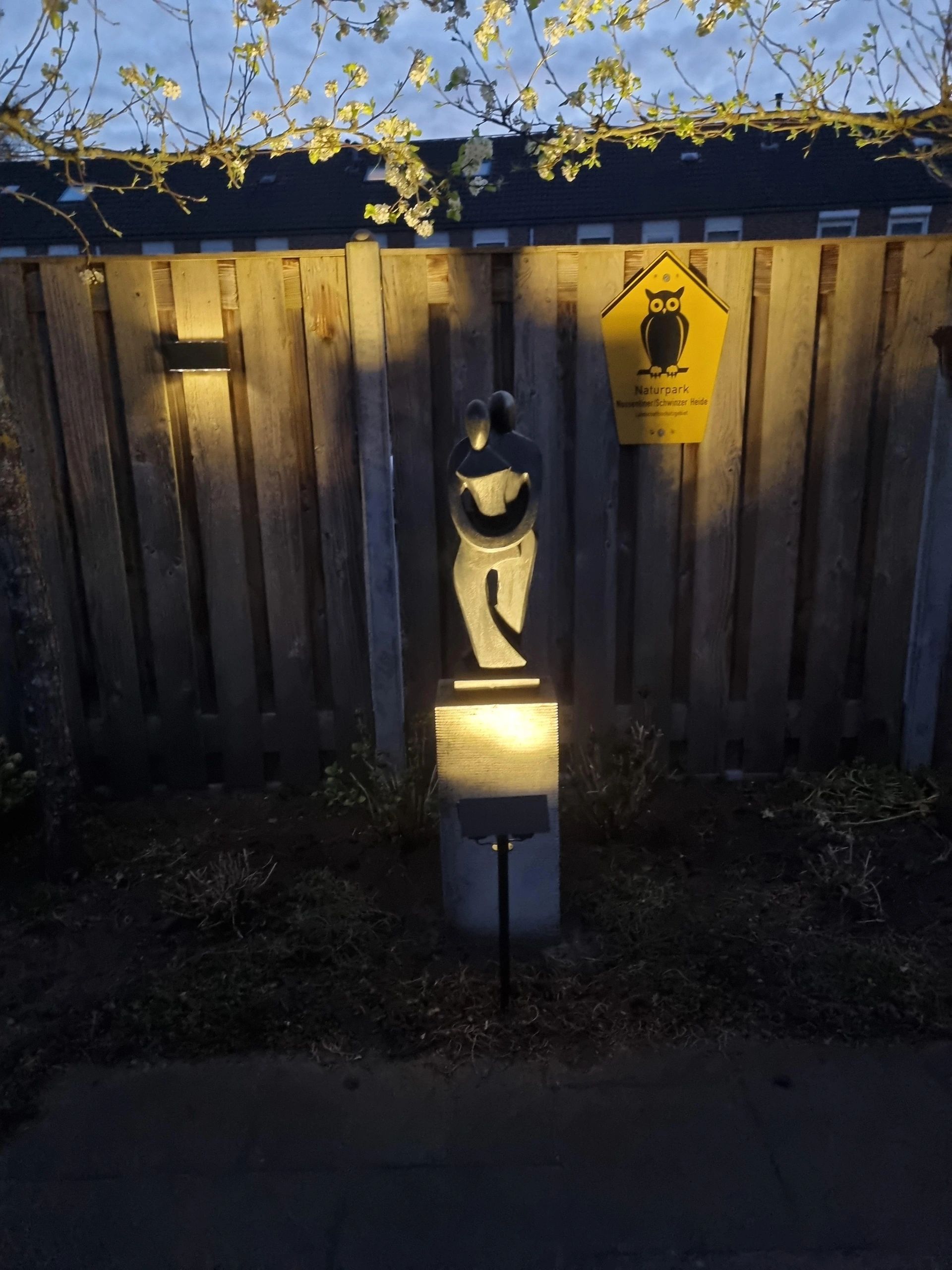 Solar priklamp Vision met twee spots en 5 lichtstanden