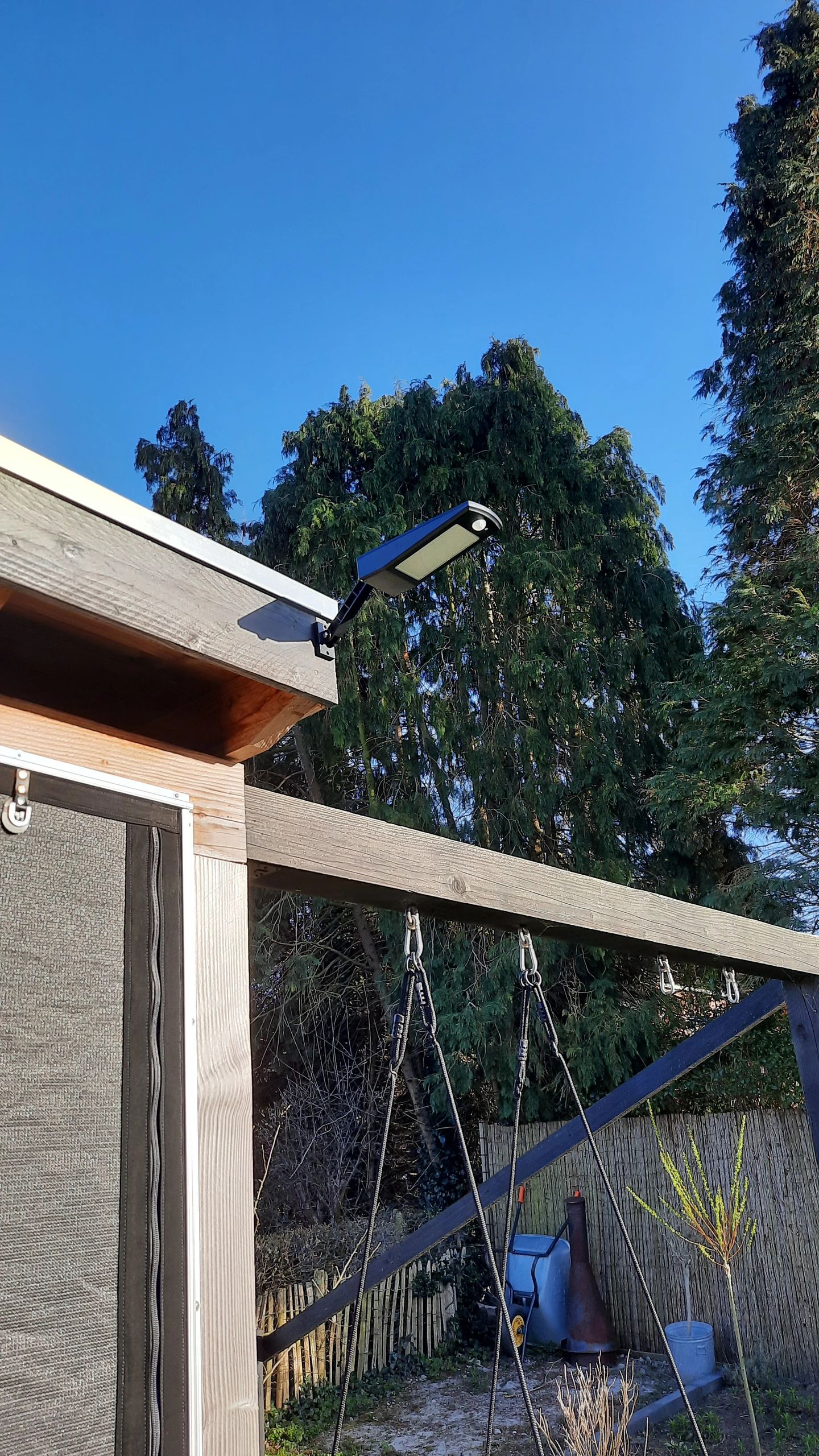 Solar wandlamp Paddle met bewegingssensor in zwart