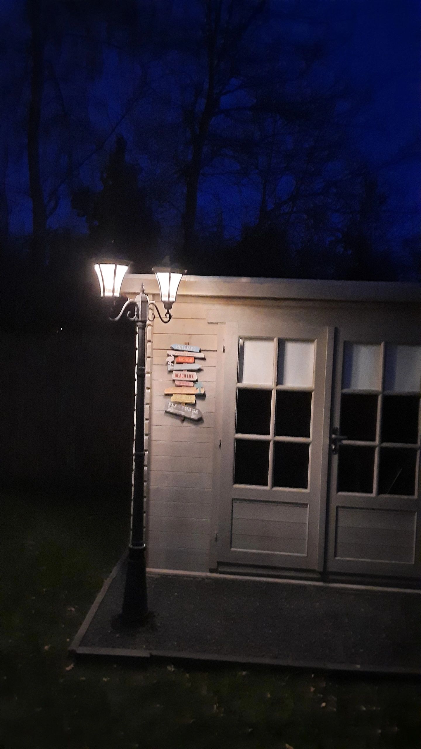Solar wandlamp Paddle met bewegingssensor in zwart