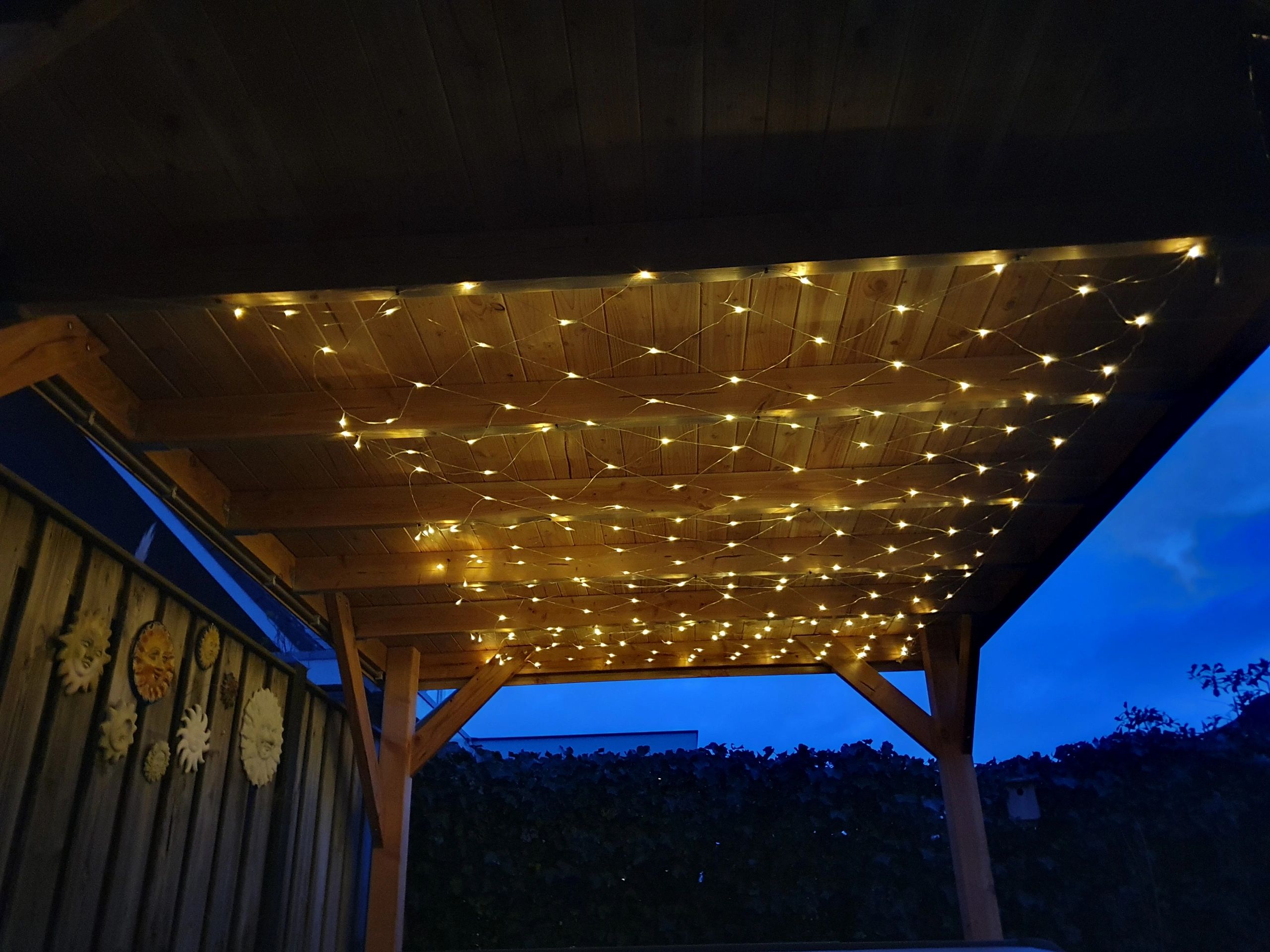 Solar lichtnet Dasher - Solar feestverlichting - warm wit licht