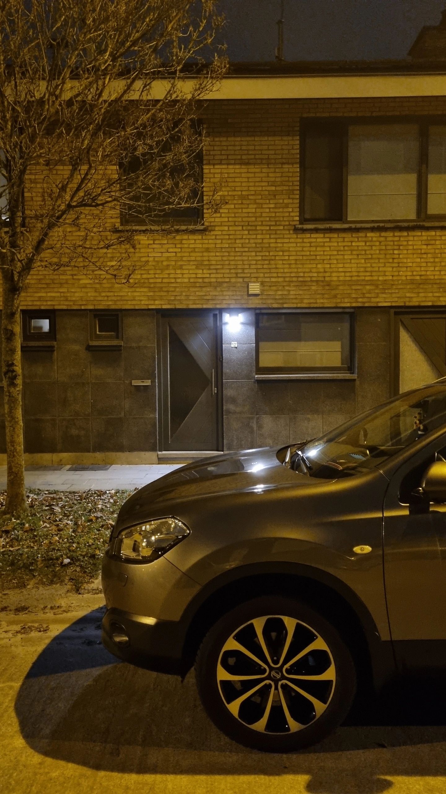 Solar wandlamp Carl II met bewegingsmelder op zonne-energie