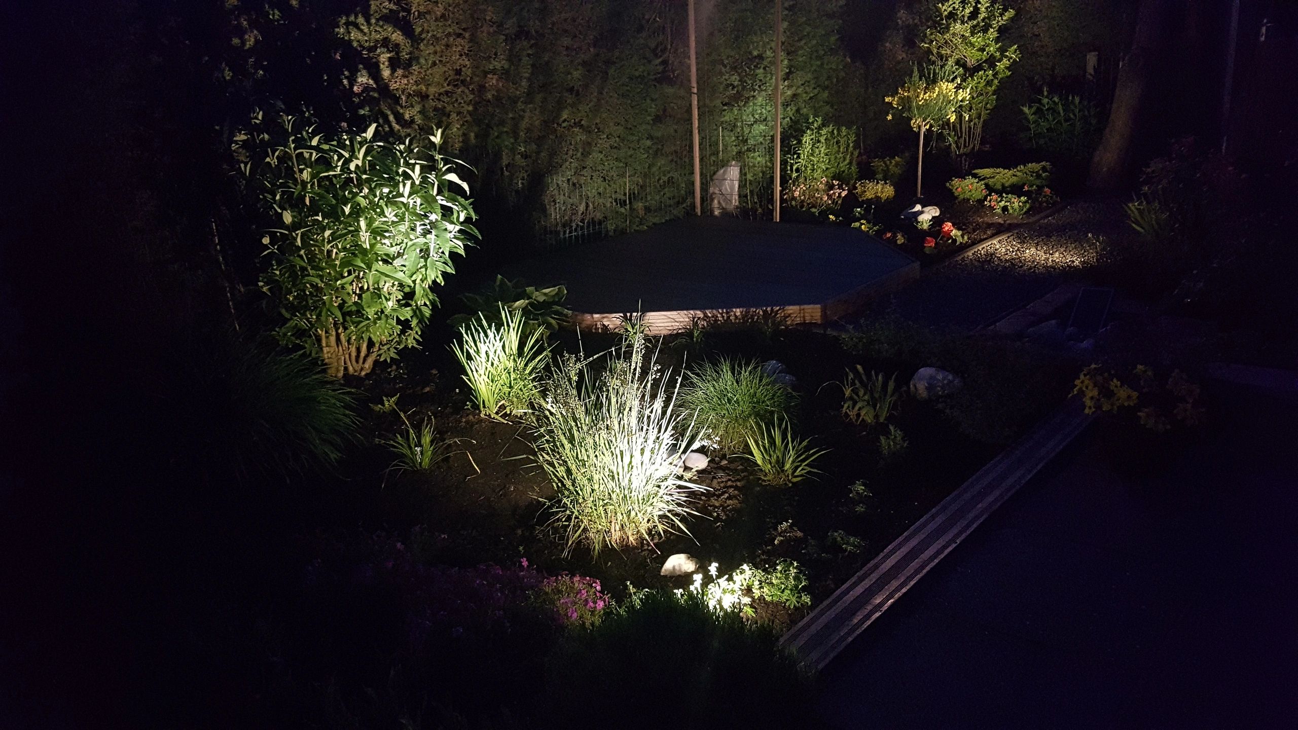 Solar spots Double Twins met vier spots en los solarpaneel