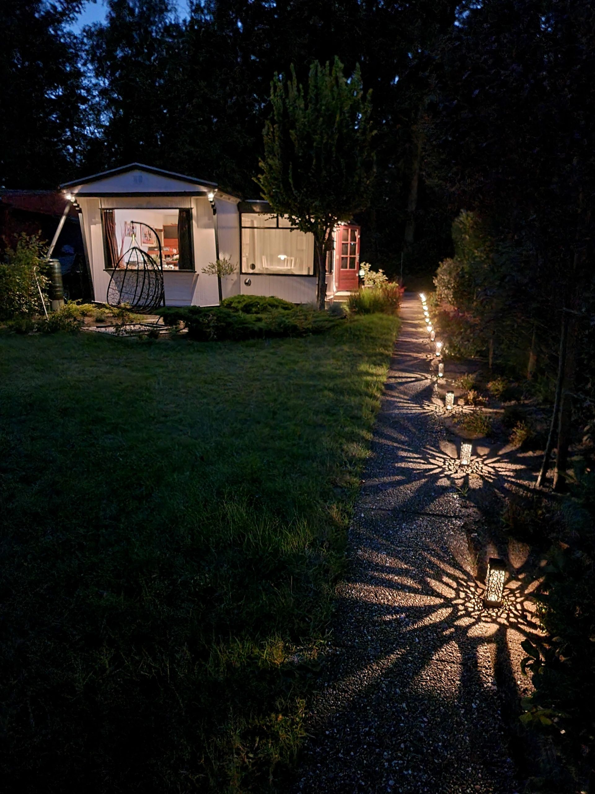 Solar priklamp Bogey met warm wit licht set van 2