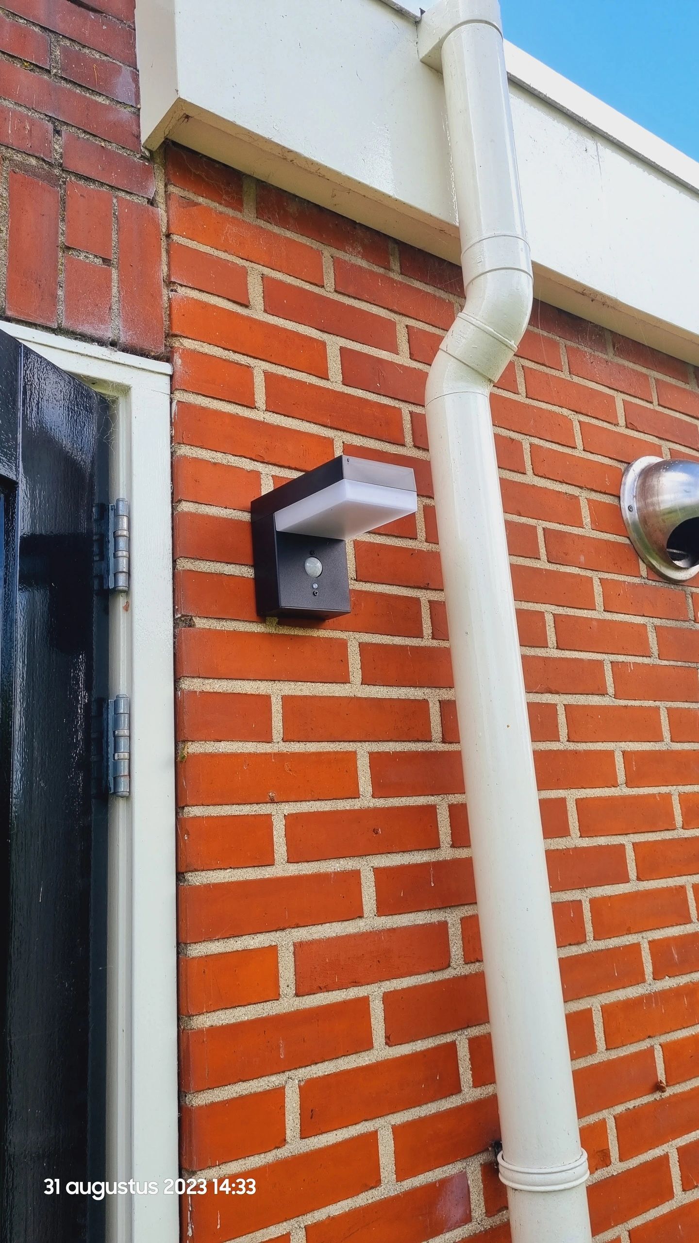 Solar wandlamp Oslo warm wit licht met bewegingssensor