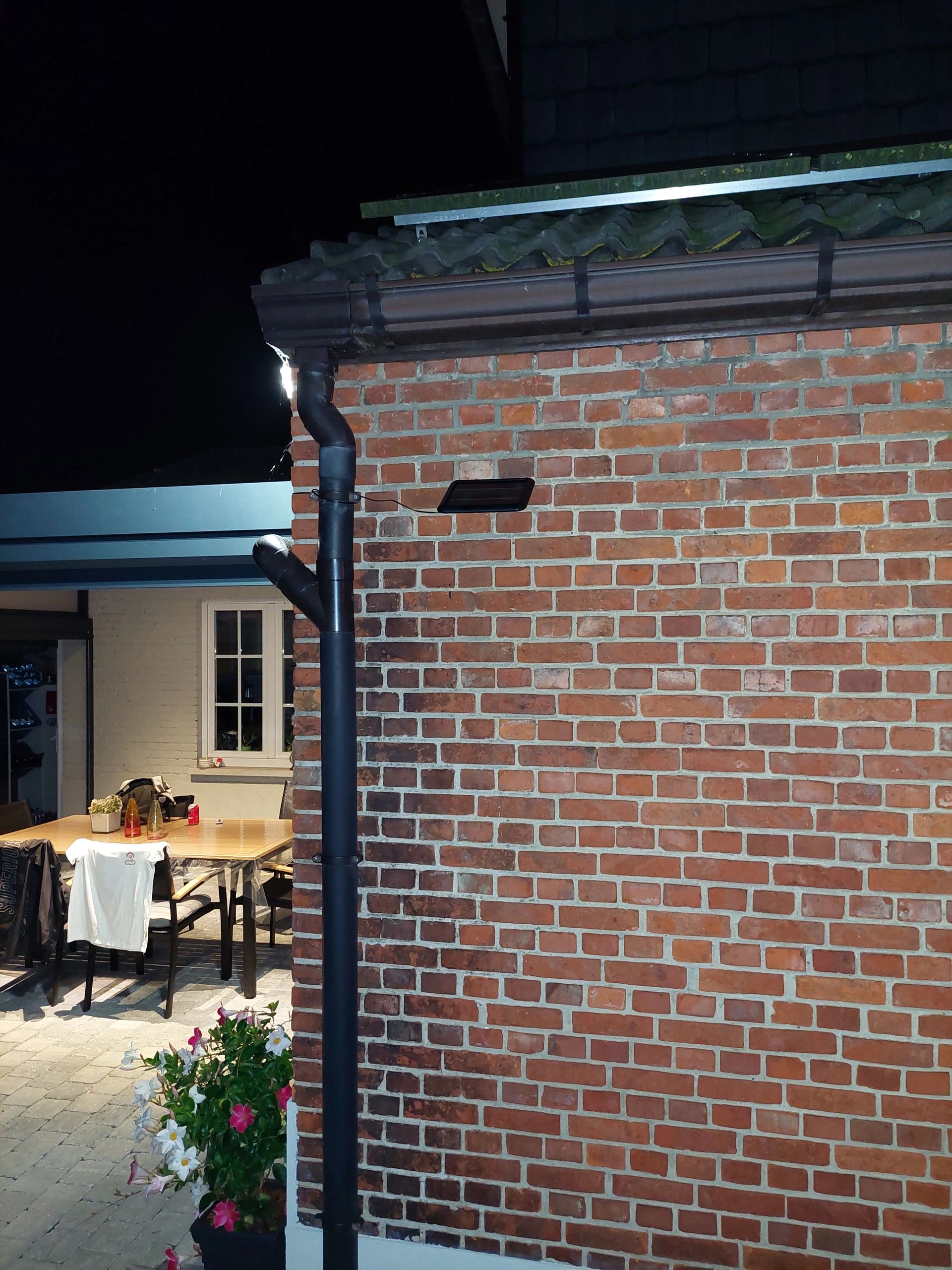 Solar beveiligingslamp James III met bewegingsmelder en los paneel