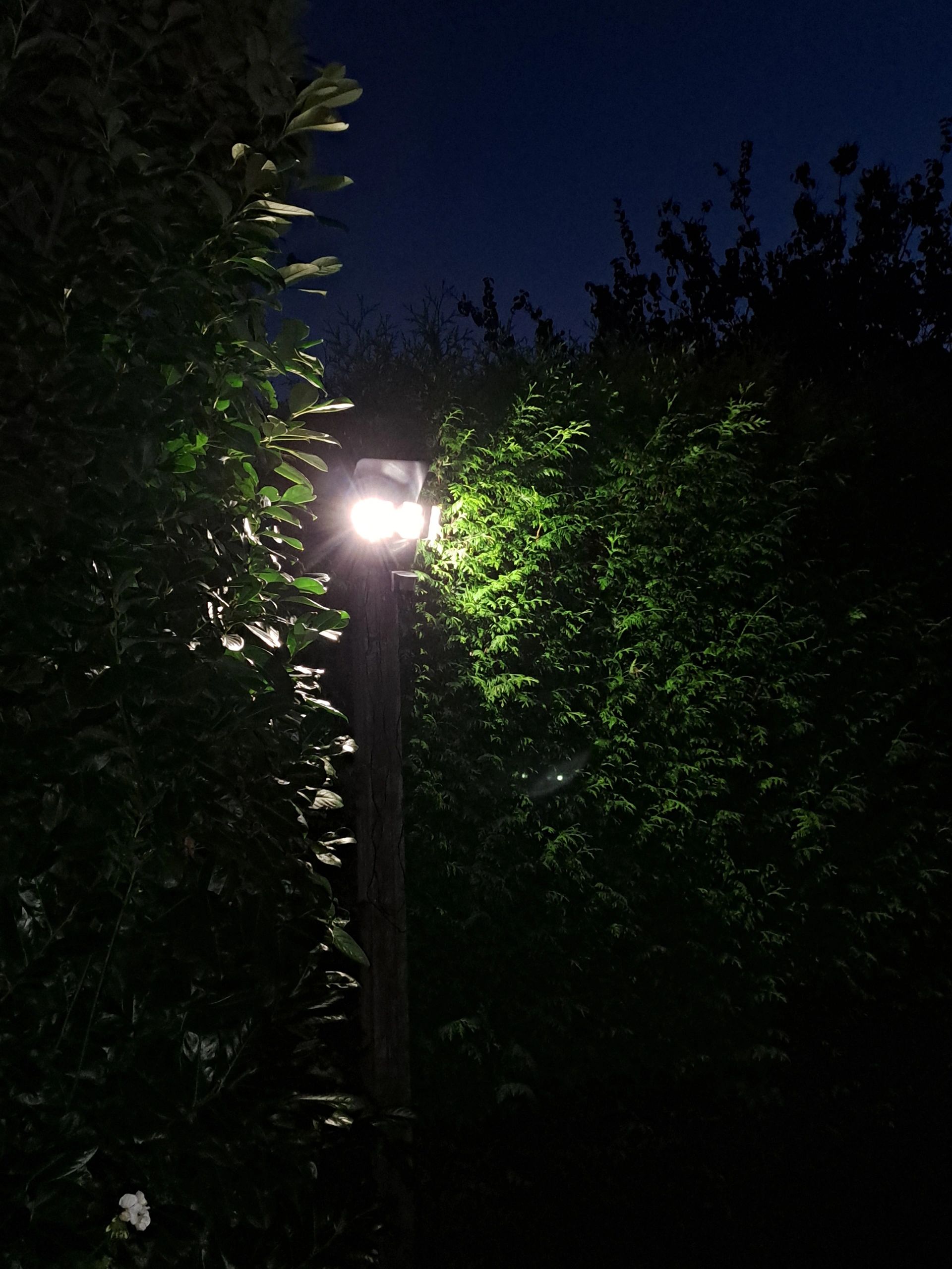 Solar RVS buitenlamp Glare met bewegingssensor - Moderne wandlamp op zonne-energie